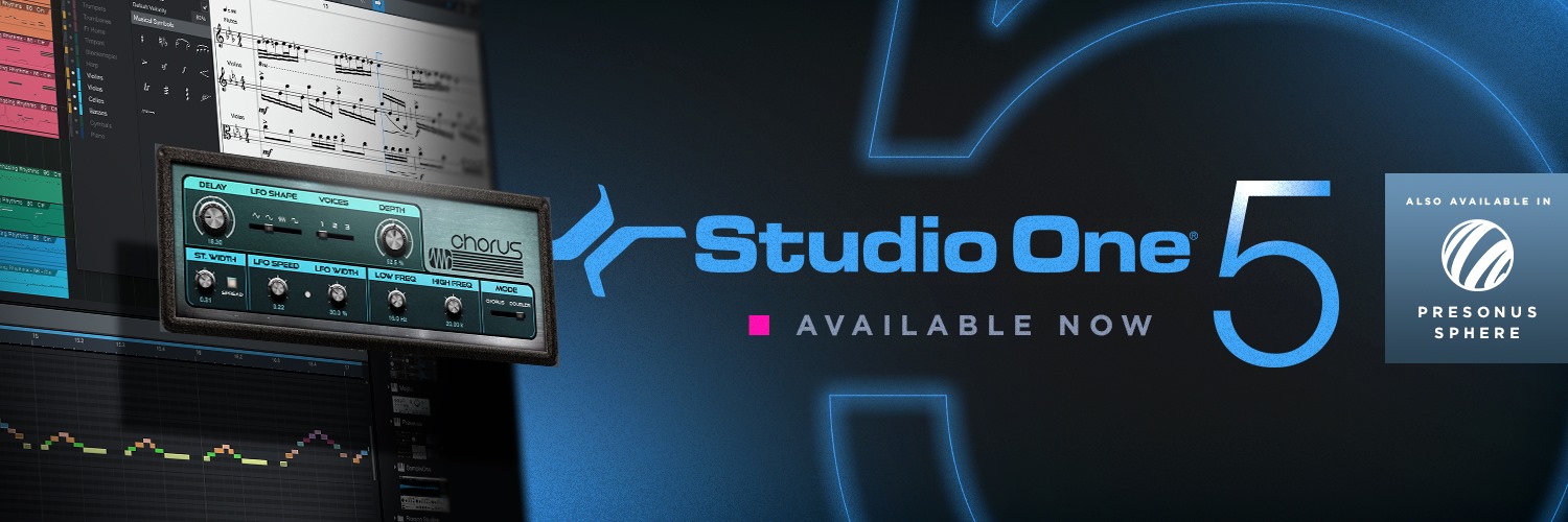 PreSonus Studio One 5 Professional (從Artist版升級) (序號下載版)