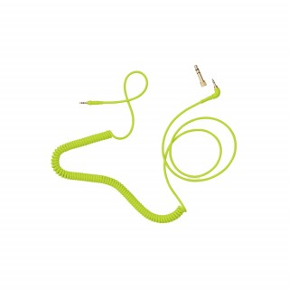AIAIAI 專屬配件 C18 捲線 1.5m 耳機線 霓虹黃色 附轉接頭