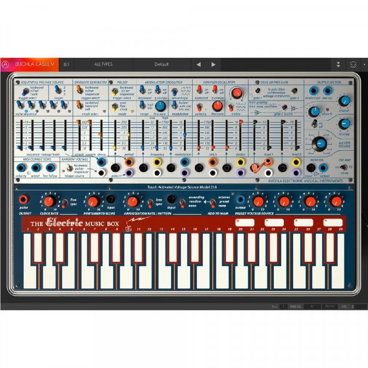 Arturia Buchla Easel V 軟體合成器 (序號下載版)