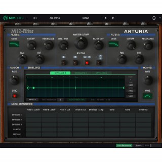 Arturia Filter M12 軟體效果器 (序號下載版)