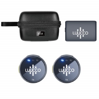 LUUCCO AirWave K2 一對二無線磁吸領夾麥克風 相機組