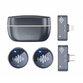 LUUCCO AirWave Mini K2 一對二無線領夾麥克風