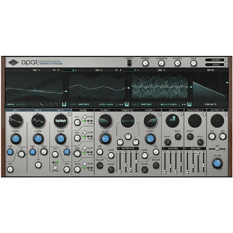 Universal Audio UAD Opal Morphing Synthesizer Plugins 合成器音色 (序號下載版)