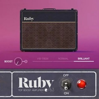Universal Audio UAD Ruby '63 Top Boost Amp Plugins 效果器 (序號下載版)
