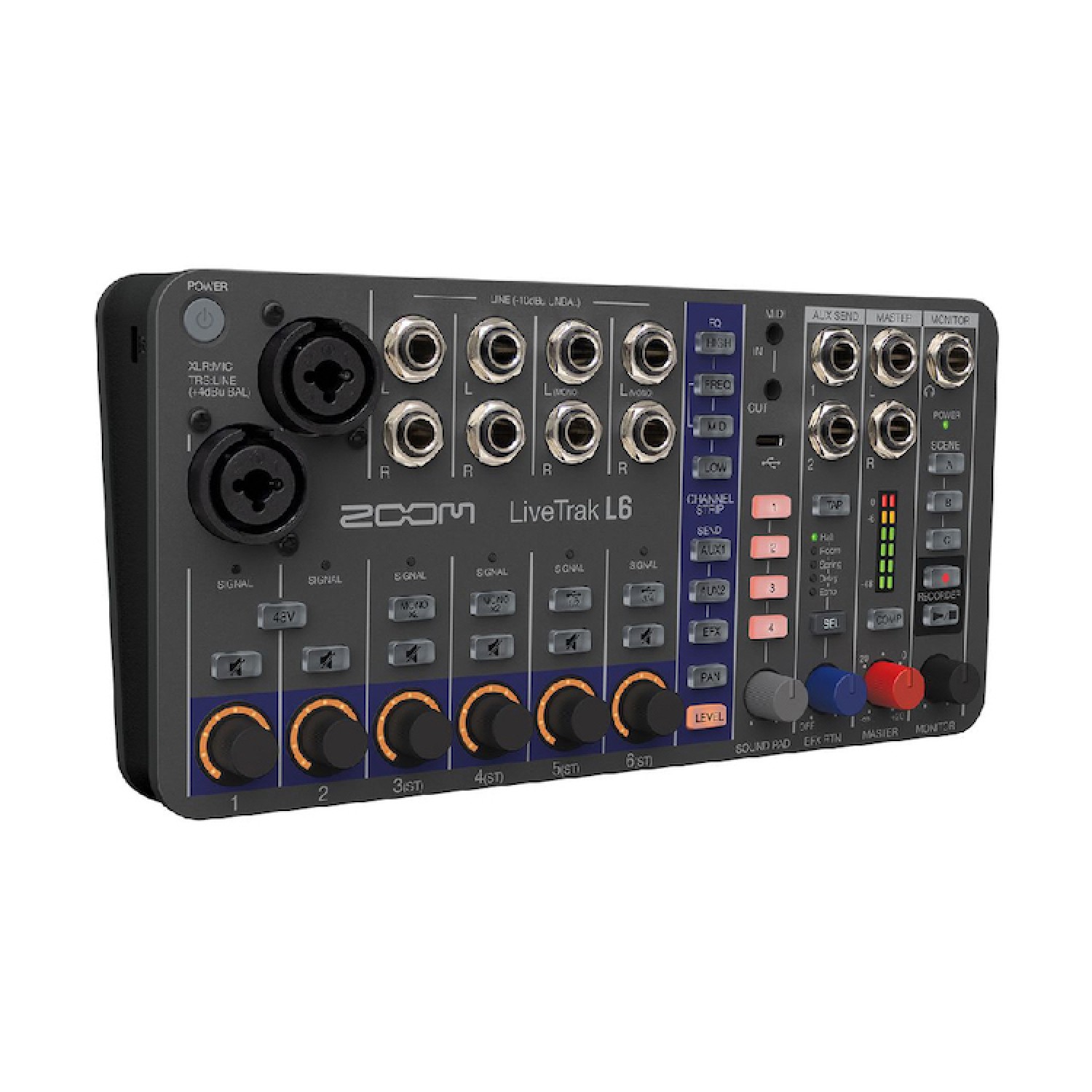 ZOOM LiveTrak L-6 輕便型數位混音機
