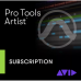 AVID Pro Tools Artist 一年期訂閱制 續訂方案 序號下載版