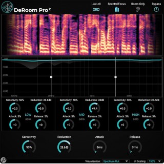 Accentize Deroom Pro 自動消除殘響 Plugins 效果器 (序號下載版)