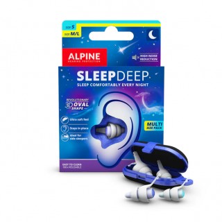 Alpine SleepDeep Multisize (S-L) 荷蘭製 舒眠耳塞