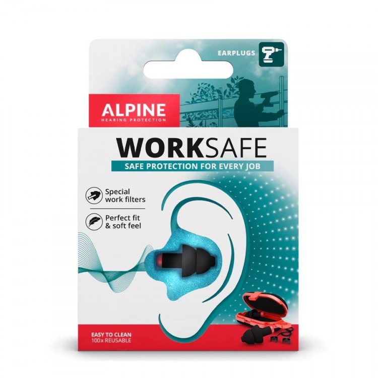 Alpine WorkSafe 頂級工作聽力保護耳塞