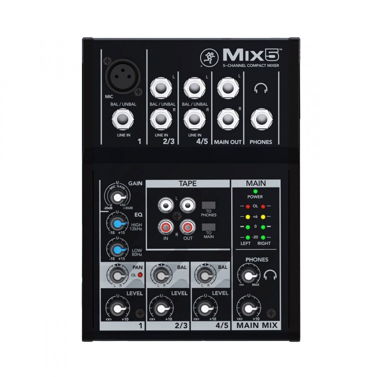 Mackie Mix5 5軌 混音器