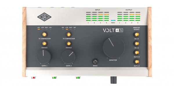 Universal Audio Volt 476 4-in/4-out USB-C 專業錄音介面