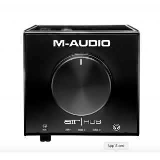 M-Audio Air Hub USB 音效卡/ 內建三個 USB Hub/耳機放大器