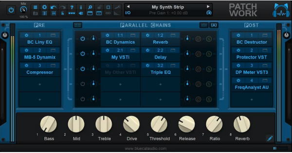 Blue Cat Audio Patchwork Patchbay 效果器Plugin (序號下載版)