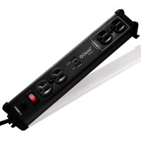 Castle 蓋世特 鋁合金電源突波智慧型 USB 充電插座 延長線 (IA4 SBU)