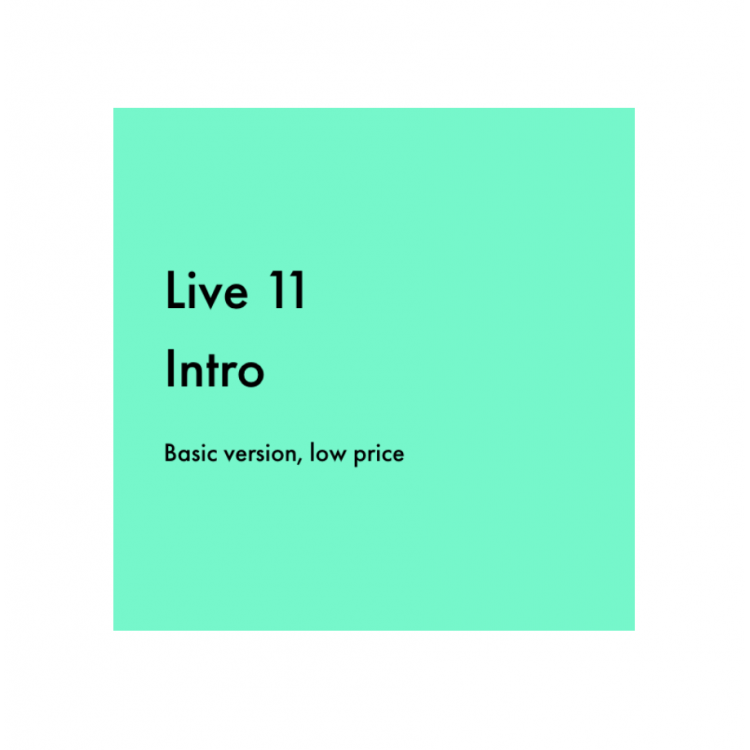 Ableton Live 11 Intro 音樂工作站軟體 ( 序號下載版 )