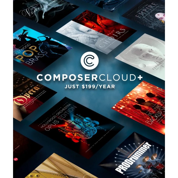 EastWest ComposerCloud Plus 全系列取樣音源 Plugins 一年期訂閱方案 (序號下載版)