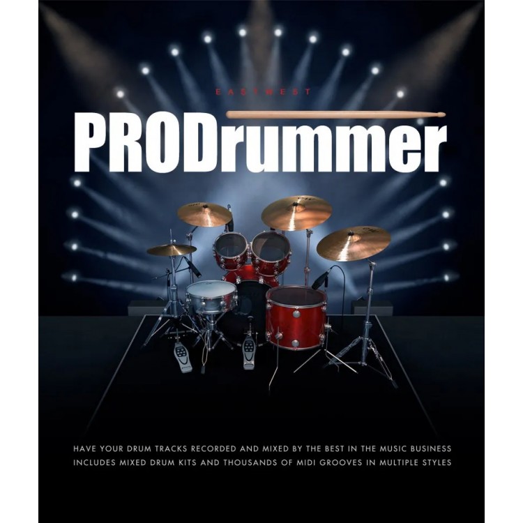 EastWest ProDrummer Volume 1 & 2 鼓組取樣音源 Plugin (序號下載版)