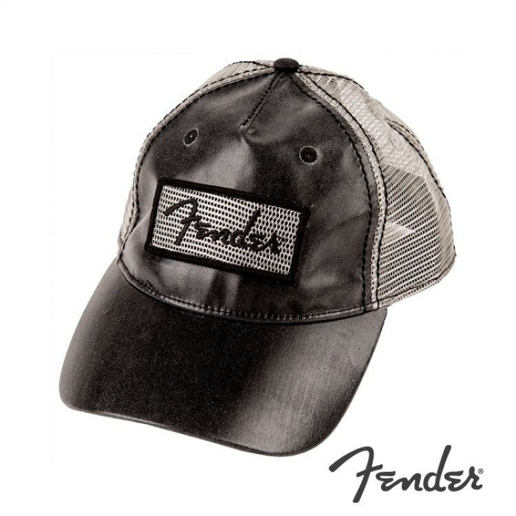 Fender WASHED TRUCKER HAT BLK 帽子