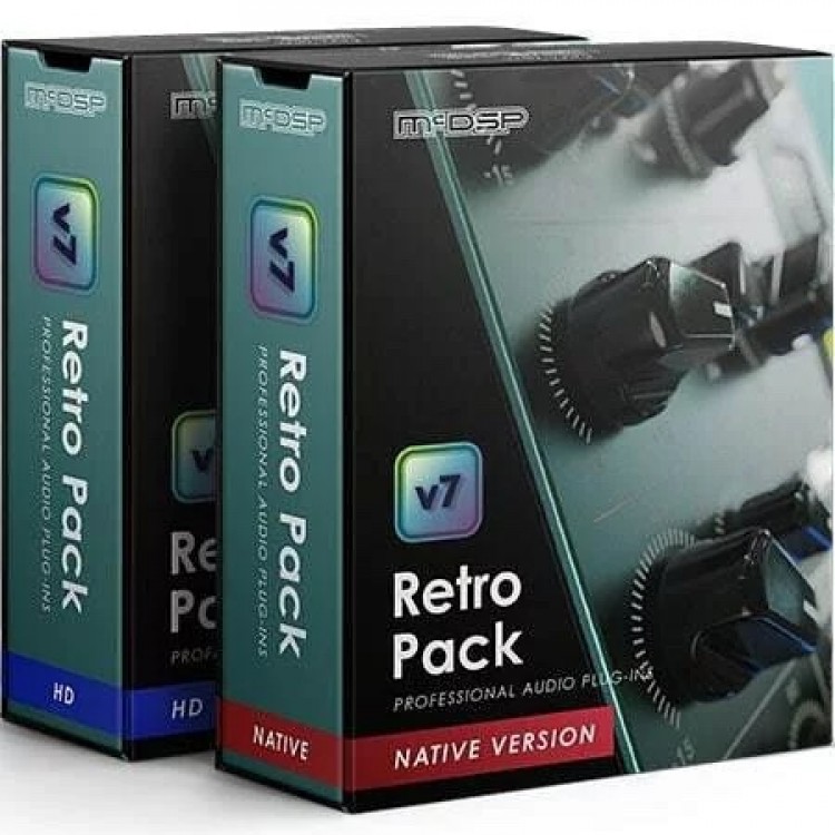 McDSP Retro Pack v7.0 Plug-in Bundle 入門製作套組 HD 版本 (序號下載版)