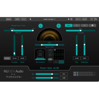 NUGEN Audio Paragon ST Convolution Reverb Plug-in 殘響效果器 (序號下載版)