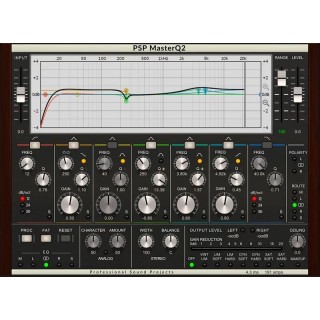PSP Audioware MasterQ2 EQ 效果器 Plugin (序號下載版)