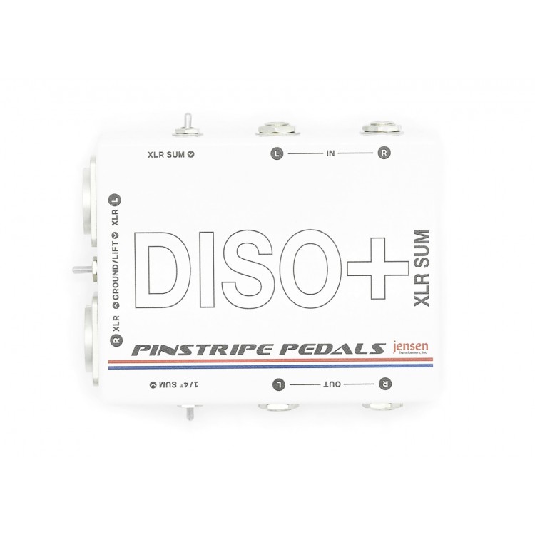 Pinstripe Pedals DISO+ DI（配備 XLR Summing 開關）