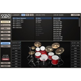Steven Slate Drums SSD 5.5 爵士鼓音色軟體