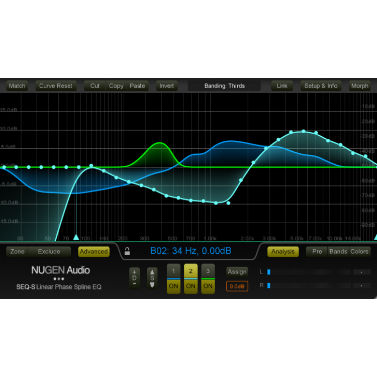 NUGEN Audio SEQ-S Linear Phase EQ Plug-in 線性相位等化器 (序號下載版)