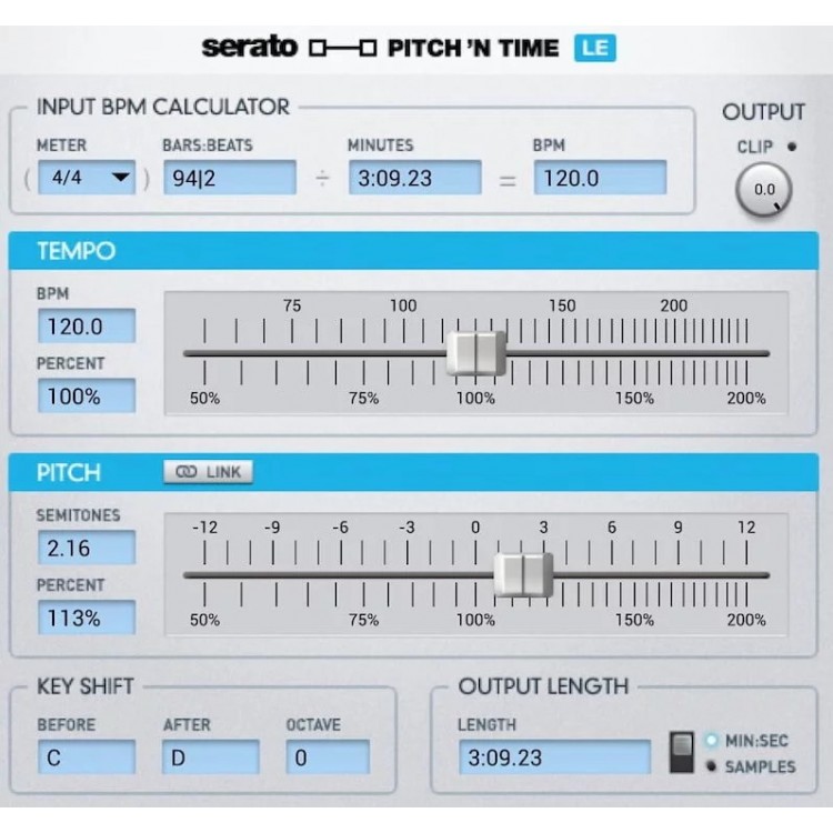 Serato Pitch ‘n Time LE 音高與速度轉換器 標準版 (序號下載版)
