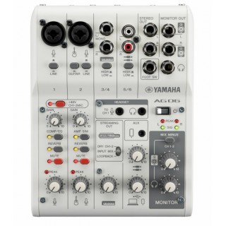 YAMAHA AG06 MK2 網路直播 Podcast 錄音介面 混音機