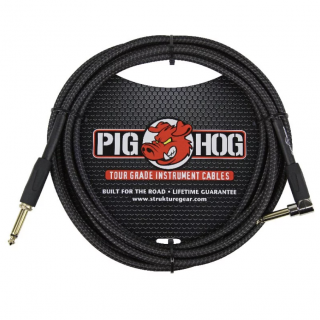 PIG HOG PCH20BKR 編織款導線 Black Woven 20FT 1S1L 黑
