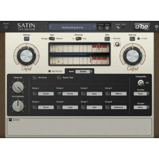 u-He Satin 錄音帶模擬效果器 Plugin (序號下載版)