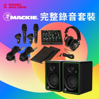Mackie 完整錄音套裝 | Mackie CR-X 系列監聽喇叭 + Performer Bundle 直播錄音組