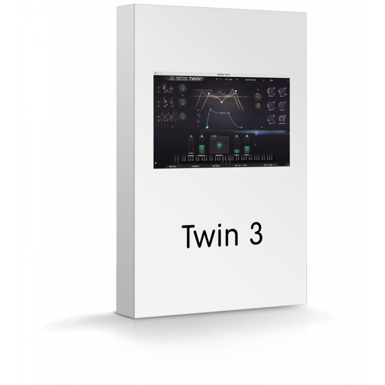 FabFilter Twin 3 Plugin 軟體合成器音源 (序號下載版)